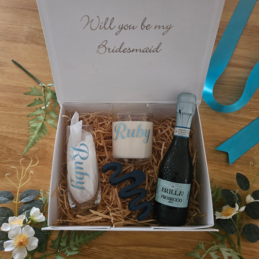 Bridesmaid Gift in Blue