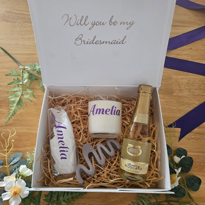 Bridesmaid Gift in Purple