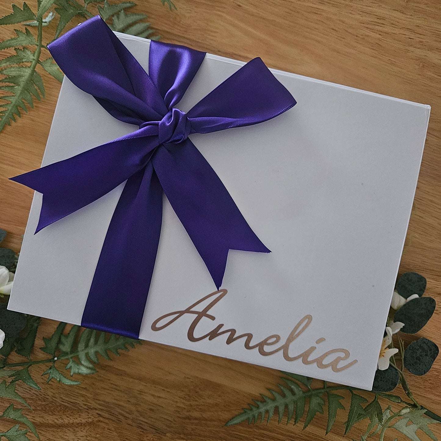 Bridesmaid Gift in Purple