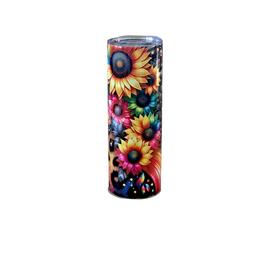 Rainbow Sunflowers Insulated Tumbler 590ml